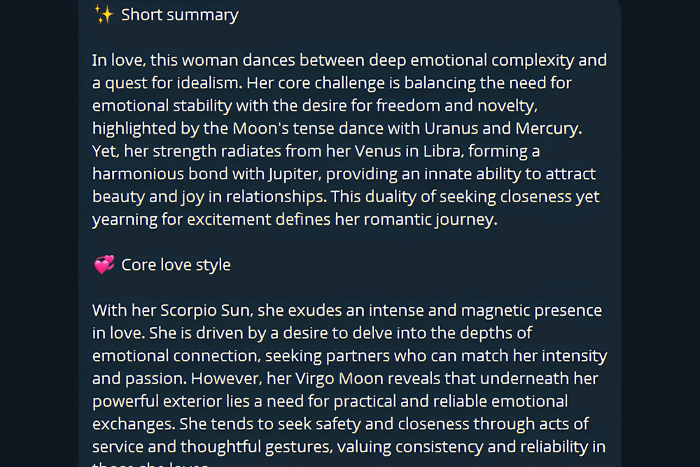 Personal AI Analysis Example